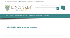 Desktop Screenshot of lindiskin.com