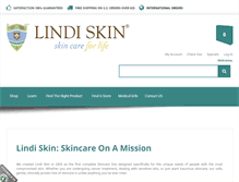 Tablet Screenshot of lindiskin.com